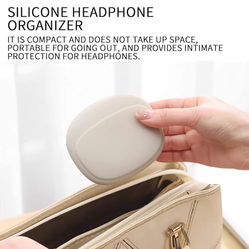 5Pcs Silicone Headphone Organizer,Earbud Case,3Pcs Data Cable Storage Case,Silicone Pouch for Earbud,Mini Key Box-Portable Wired Headphone Organizer