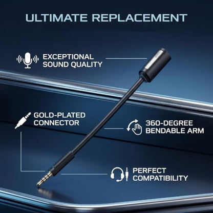 Gaming Headset Mic Replacement for ROG Delta II, Noise Canceling