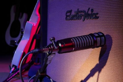 Electro-Voice RE320 Large Diaphragm Dynamic Vocal Microphone | Variable-D technology with Dual Personality switch and humbucking coil for vocals, kick drums and instruments