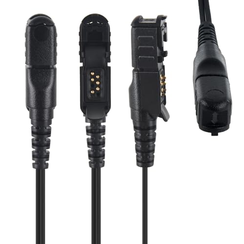 Over The Ear C Swivel Ring Ear Piece Ptt Mic Earpiece Two Way Radio Headset for Motorola Walkie Talkie xpr3300e xpr3500e