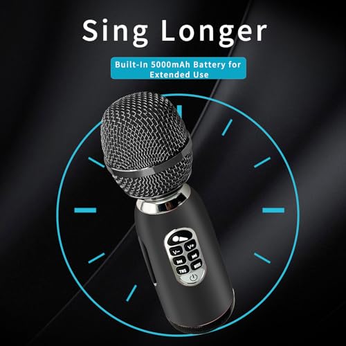YF73 20W Karaoke Mic, Dual MIC, BT5.0, TF, Home/Part - color: YF73