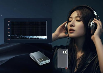 xDuoo XD05 Basic2 Portable HiFi DAC & Headphone Amplifier– 750mW Output, 32bit/384kHz DSD256 MQA 8X, Bluetooth 5.4 LE Audio, Replaceable Op-Amp, Desktop/Portable Mode (Grey)