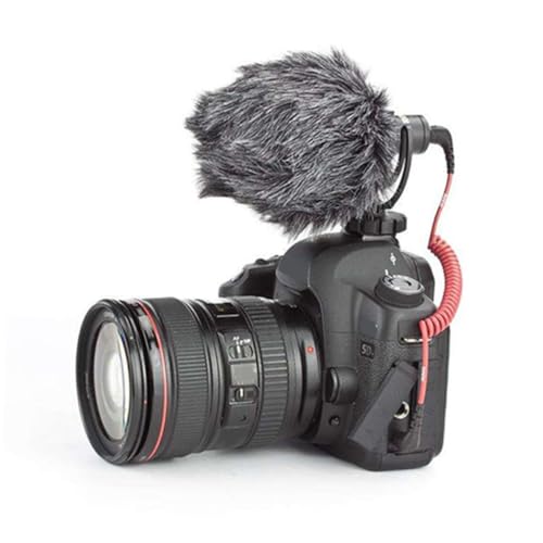 BESTonZON Mic Furry Windscreen Cover for Camera Microphones High-performance Accessory for and Smartphone Use Easy to Install Sound Absorption