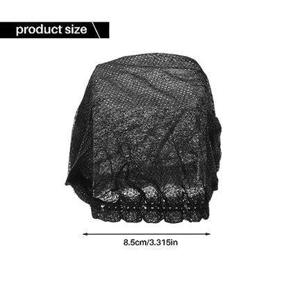300Pcs Disposable Microphone Cover Mic Covers Mic Windscreen Protective for Handheld Microphone, Black, 500223938