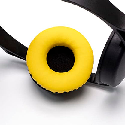 Ear Pads Headband Kit for Sennheiser HD25, HD250BT, HMD25, Yellow - color: Yellow