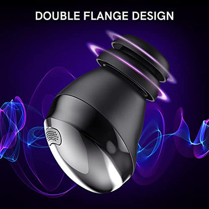 Delidigi for Galaxy Buds Pro Ear Tips, 6 Pairs Double Flange Silicone Eartips Earbuds Earplug Replacement Accessories Compatible with Samsung Galaxy Bus Pro 2021 S/M/L Size