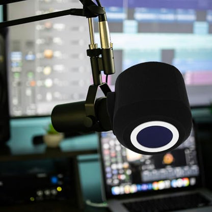 Microphone Isolation Shield Foam Cover for Recording and Singing