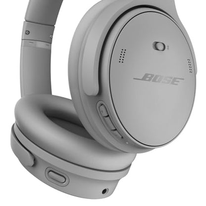 Bose QuietComfort Headphones - Wireless Bluetooth Headphones, Active Over Ear Noise Cancelling and Mic, USB-C Charging, Deep Bass, Up to 24 Hours of Playtime, Moonlight Grey - Limited Edition Color - color: Moonlight Grey