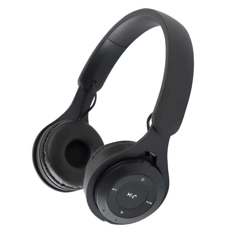 Upgraded Hybrid Noise Cancelling Headphones with Transparent Modes Wireless Bluetooth with Mic Deep Bass Soft-Earpads Hi-Fi Audio Comfortable Fit Long Playtime for Home Office Travel Over Ear Black