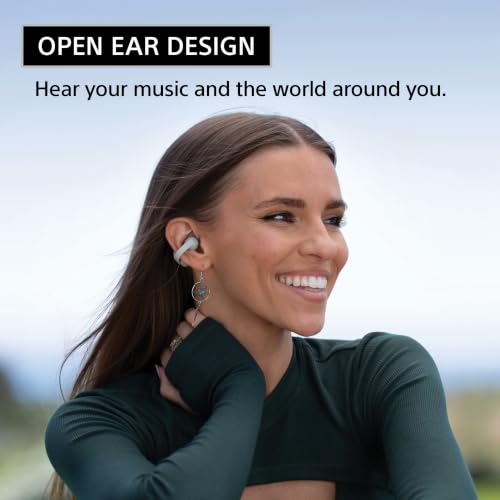 Sony LinkBuds Clip Open-Ear Truly Wireless Earbuds Clip-On Design, Greige - color: Greige
