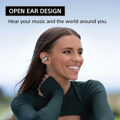 Sony LinkBuds Clip Open-Ear Truly Wireless Earbuds Clip-On Design, Greige - color: Greige