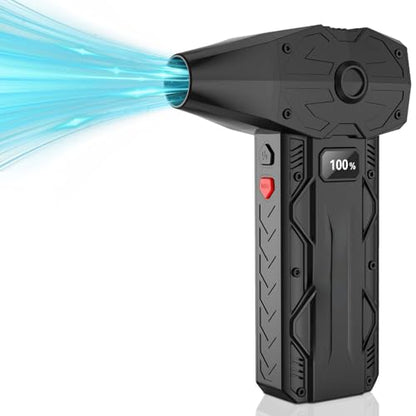 Compressed Air Duster, Electric air duster-4-Gear Adjustable Dust Blower for Computer, Keyboard, Outdoor, House and Car, Powerful Dust Cleaner for Keyboard