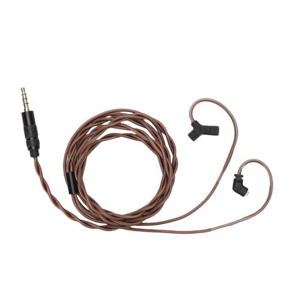 IEM Cable with Detachable Mic for ZS10 PRO ZSN PRO 0.78mm 2pin Headphones, OFC Wire Replacement Cord with 3.5mm Plug for Clear Audio and Gaming Calls