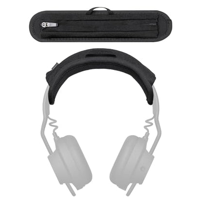 Headband Cushion Cover Compatible with Aiaiai TMA-2 Move, TMA-2 Studio, TMA-1 Studio Wireless Headphone,TMA-2 Modular H03 Headband, 6mm Thick Cushion, No Wobble Zipper Slider, Hanging Loop