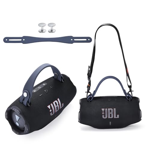 Removable Speaker Handle Strap Compatible with JBL Xtreme 2/ Xtreme 3/Xtreme 4/Zealot S67 Portable Bluetooth Speaker,Outdoor Travel JBL Speaker Silicone Handle (Handle Strap Blue) - style: Handle Strap Blue