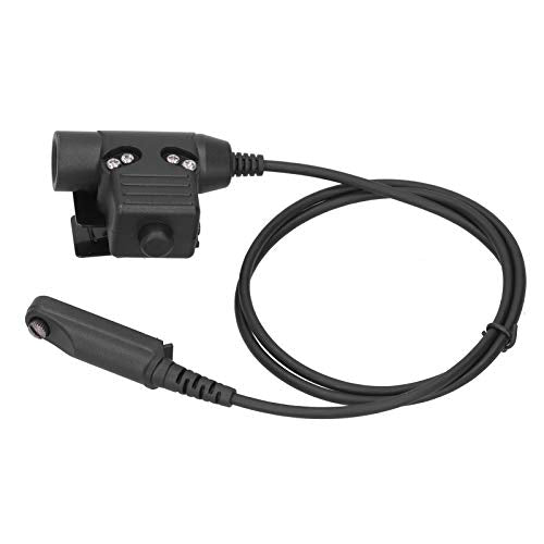 U94 PTT Cable Plug Headset Adapter Compatible for Baofeng UV 9R/UV 9RPLUS/UV XS Walkie Talkie, 3.3ft