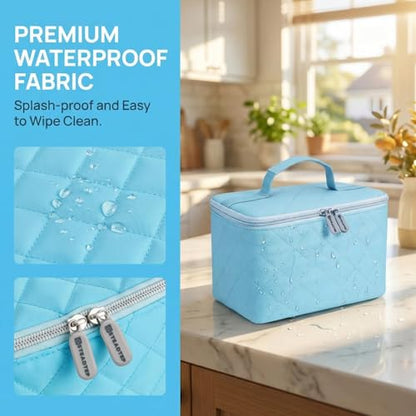 Hand Mixer Storage Case for KitchenAid 5, 6, 7 and 9 Speed Mixers - color: Blue