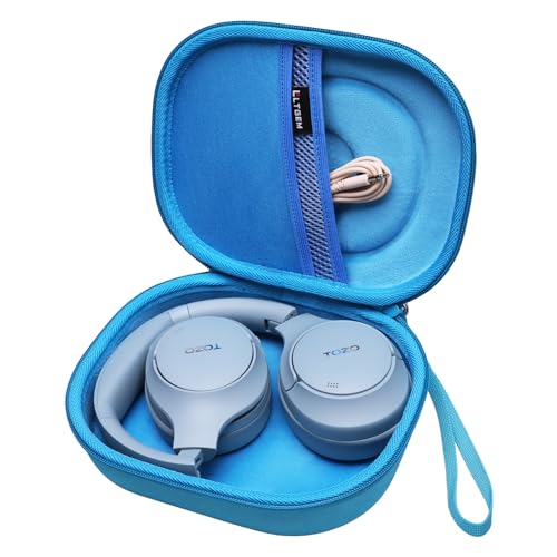 JBL Tune 510BT/720BT/770NC/520BT/520C/670NC 헤드폰 스카이 블루 케이스 | JBL Live 670NC/770NC/680NC/780NC 헤드폰용 휴대용 휴대용 하드 케이스 - color: 하늘색