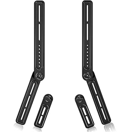 Universal Sound Bar Mount Bracket for Above/Under TV, Fits 23-65 Inch TVs, up to 22 lbs by XINLEI SBR301 - color: SBR301