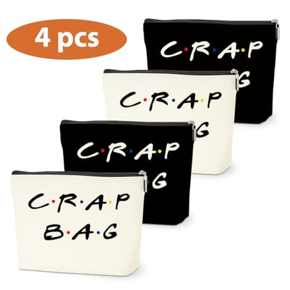 4PCS Funny Gifts for Women Makeup Bag, Best Friend Birthday Gifts for Women - color: Multicolor 0095