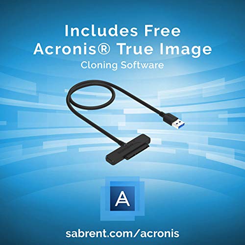 SABRENT USB 3.0 to SSD / 2.5-Inch SATA I/II/IIIHard Drive Adapter + 3 Pack - 20-Inch SATA III (6 Gbit/s) Right Angle Data Cable with Locking Latch