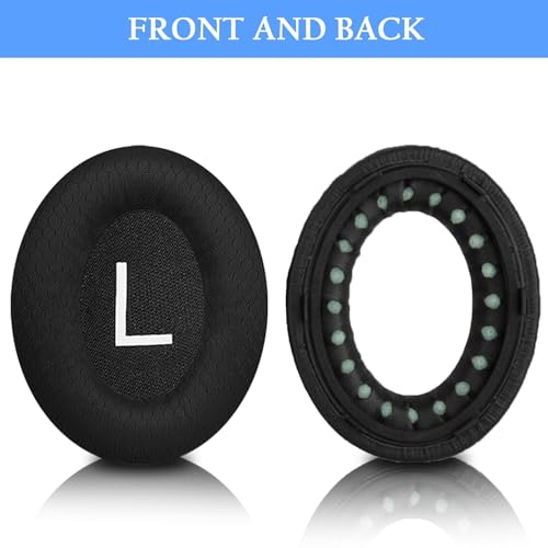 Adhiper Replacement Ear Pads for Bose 700/NC700 Wireless Headphones - color: Mesh Fabric-Black