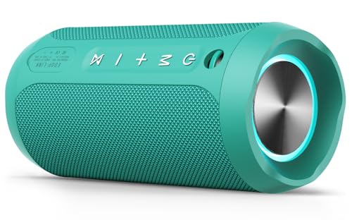 EDUPLINK Bluetooth Speaker IPX7 Waterproof Wireless,Teal - color: Teal Dark Waterproof Speaker