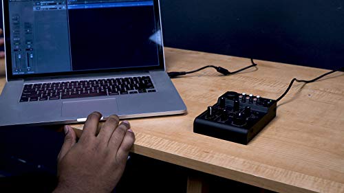 Rockville RockMix 5 Channel Pro Mixer with USB, Bluetooth, Echo, EQ | XLR/1/4" Mic/Line, RCA Inputs, 3.5mm Mic, 18V Phantom Power, 2-Band EQ, USB Recording, Headphone Out