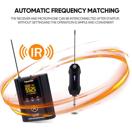 W IN-MIX UHF Wireless Microphone System – 1-Pack with Headset & Lavalier Mics, 100ft Range, 30 Selectable Channels for Karaoke, Church, Teaching & Presentations - style: 1 Pack