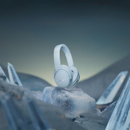 Bose QuietComfort Headphones - Wireless Bluetooth Headphones, Active Over Ear Noise Cancelling and Mic, USB-C Charging, Deep Bass, Up to 24 Hours of Playtime, Ice Blue - Limited Edition Color - color: Ice Blue