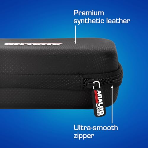 ANALOG CASES Universal Audio Apollo Twin Case - Compact GLIDE Case | Rigid Molded EVA Case, Excellent Protection, Compact Design & Precise Custom Fit, Smooth Zipper, Super-Soft Velvet Lining - size: Compact (7.5 x 7.5 x 3 inches)