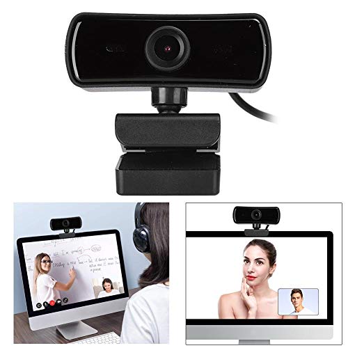 Camera,Webcam USB Camera Builtin Microphone Computer Accessory Auto Focusing 4K 2560 x 1440 Resolution HD Lens for Live Broadcast Video Conference(Black)