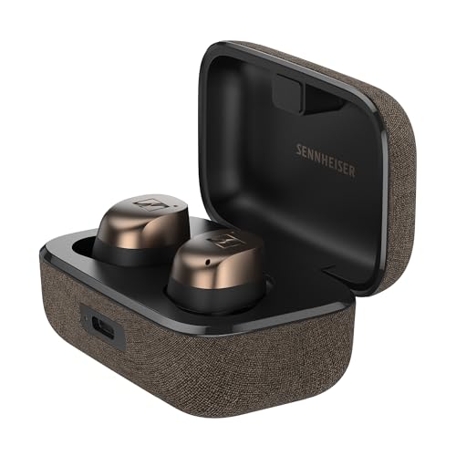 Sennheiser MOMENTUM True Wireless 4 Smart Earbuds, Bluetooth 5.4, Crystal-Clear Sound, Noise Cancelling Earbuds, Comfortable Design, 30-Hour Battery, Adaptive ANC, LE Audio, Auracast – Black - color: Black