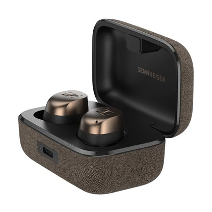 Sennheiser MOMENTUM True Wireless 4 Smart Earbuds, Bluetooth 5.4, Crystal-Clear Sound, Noise Cancelling Earbuds, Comfortable Design, 30-Hour Battery, Adaptive ANC, LE Audio, Auracast – Black - color: Black