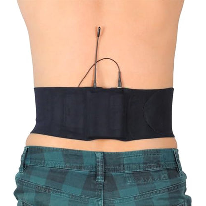 URSA Waist Strap - Medium Waist, Big Pouch (Black) | Ultra Slim, Breathable & Stretchy Microphone Transmitter Straps, Compatible with Most Transmitter/Receivers - color: Black, size: Medium Waist - Big Pouch
