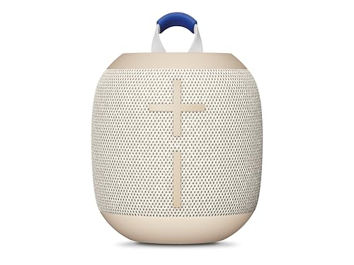 Ultimate Ears WONDERBOOM 4 Portable Waterproof Speaker - Sand | Balanced 360-degree sound and bass, dustproof, floating speaker, 131ft (40m) range - color: Sand