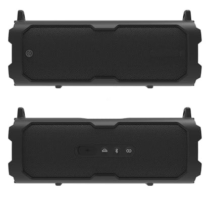 Silicone Case Cover for Xiaomi Sound Party Speaker, Soft Protective Sleeve Skin Cover Travel Protective Carrying Holder with Shoulder Strap Shockproof Anti-Drop Full Protection (Black) - color: Black