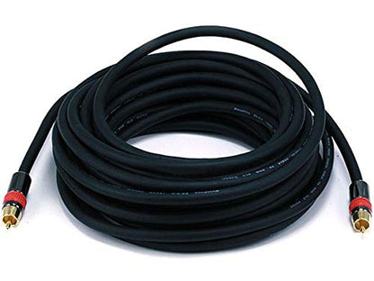 Monoprice 35ft Coaxial Audio/Video RCA CL2 Rated Cable - RG6/U 75ohm (for S/PDIF, Digital Coax, Subwoofer & Composite - size: 35 feet