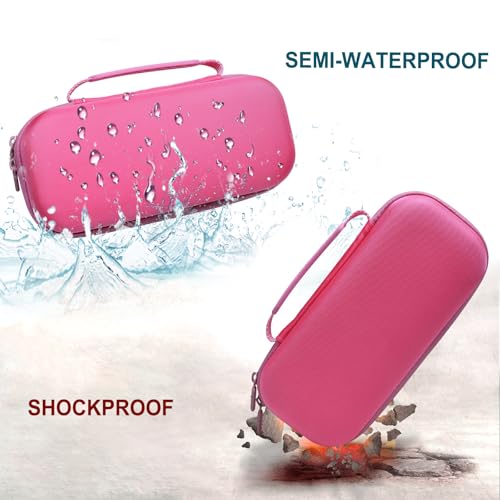 L LTGEM Speaker Case Compatible with JLab JBuds Party Portable Bluetooth Speaker, Office Travel Carrying Storage Bag - Pink(Case Only) - color: Pink