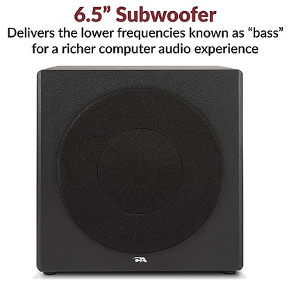 Cyber Acoustics CA-3908 2.1 Speaker System, 92W, Subwoofer