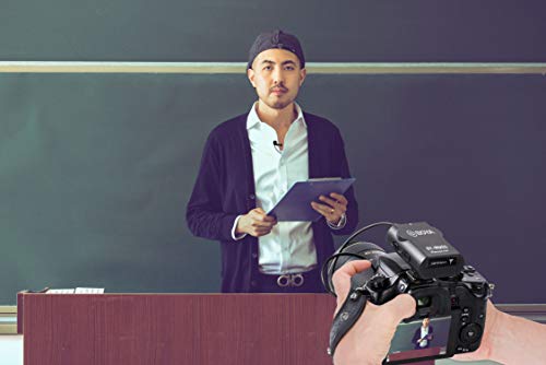BOYA BY-WM2G Compact Wireless Microphone, 15m Operation Range, Works with GoPro, Smartphone, Tablet, Audio Recorder