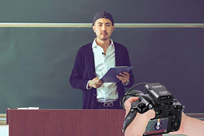 BOYA BY-WM2G Compact Wireless Microphone, 15m Operation Range, Works with GoPro, Smartphone, Tablet, Audio Recorder