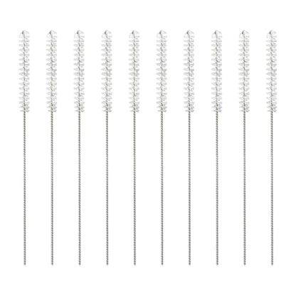 10 PCS Hearing Aid Cleaning Tools, Hearing Aid Vent Earhook Tube Cleanings Brush Kit Tubes Cleanings Brushs Tube Cleaning Tool for Earbuds Headphones Small Holes Cleaner Small Brush