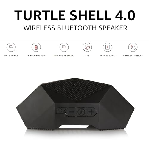Outdoor Tech Turtle Shell 4.0 Portable Rugged Wireless Bluetooth Speaker with 360 Degree Sound Hi-Fi Audio IPX7-Rated Waterproof Dustproof and Shockproof - style: Turtle Shell 4.0