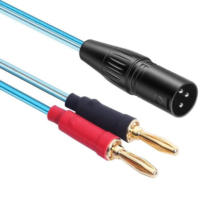 Gotor XLR to Banana Speaker Cable - 3.28ft (XLR Male) - color: XLR Male