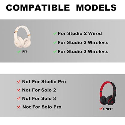 Studio 3 Headband Replacement -Top Headband Accessories, as Same The OEM Compatible with Studio 3 Wireless(A1914) & Studio 2 Wired/Wireless (B0500/B0501) Headphones (Studio 3-Pink) - color: Studio 3-Pink