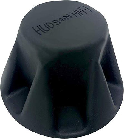 Speaker Isolation Feet – 8-Pack 1.5" Bigfoot Rubber Pads by Hudson Hi-Fi – Non-Adhesive, Anti-Vibration Feet for Turntables, Subwoofers, Amplifiers – 50 Duro, Non-Skid Audio Bumpers