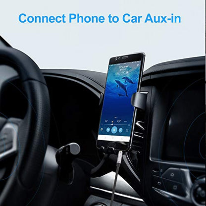 MaGeek 3.5mm Audio Aux Cord, Male to Male Auxiliary Audio Cable Compatible with Beats Headphones, iPhone, iPod, iPad, Car Audio, or Any Audio Device with 3.5mm Aux Port (Black) (2-Pack_3.3ft) - size: 2-Pack, 3.3 ft
