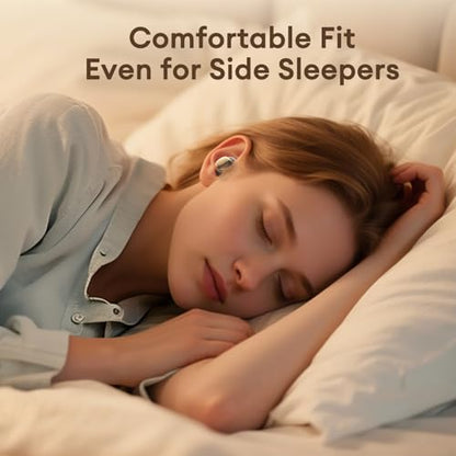 PAXA Sleep Headphones for Side Sleepers, Sleep Invisible Earbuds - color: White