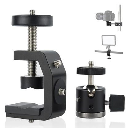 UTEBIT Super Clamp Mount with Mini Ball Head Mount, 30mm - size: 30mm